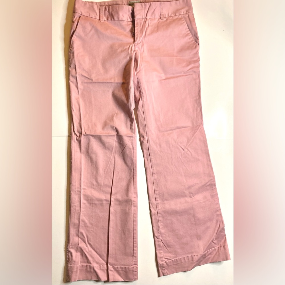 Cotton Lowrise Wide-Leg Pants